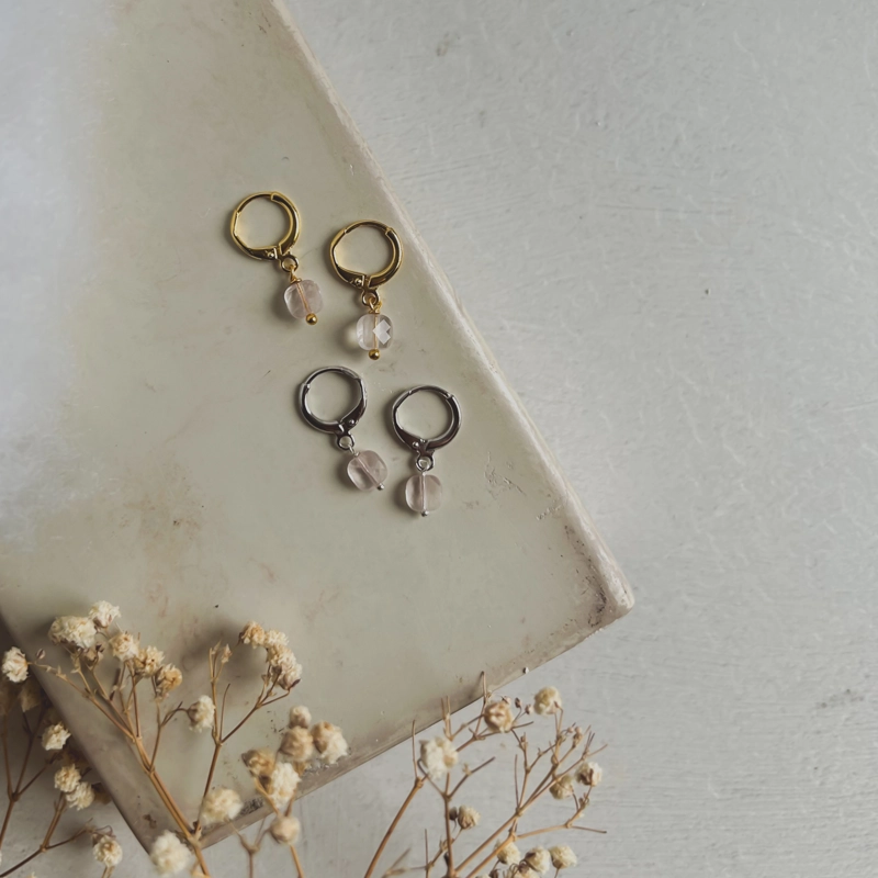 microhoop Quarzo Rosa